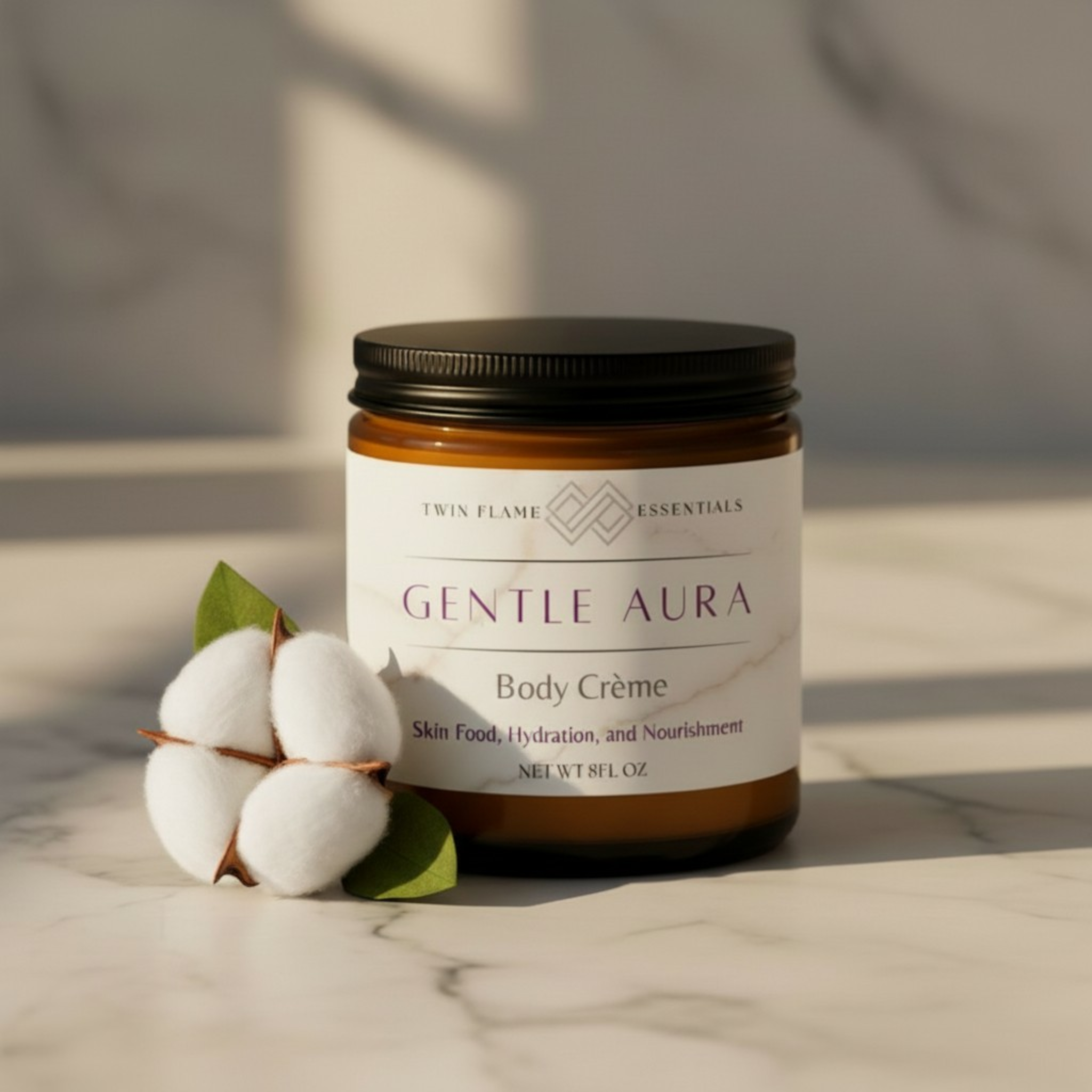 Gentle Aura Body Crème – Soft & Calming Moisturizer | Twin Flame