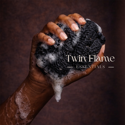African Net Sponge - Sapo- exfoliating net sponge - Twin Flame Essentials 